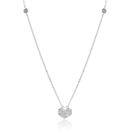 שרשרת לב של כסף